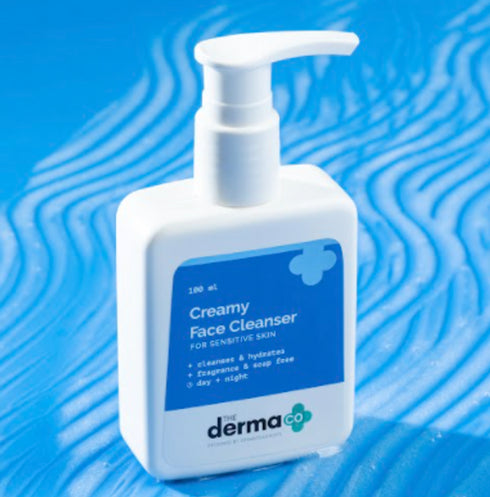 The Derma Co Creamy Face Cleanser for Sensitive Skin